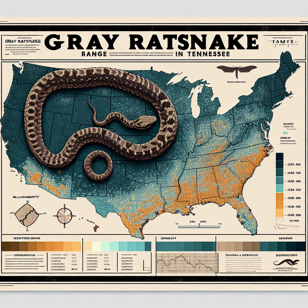 Gray Ratsnake Range Map in Tennessee