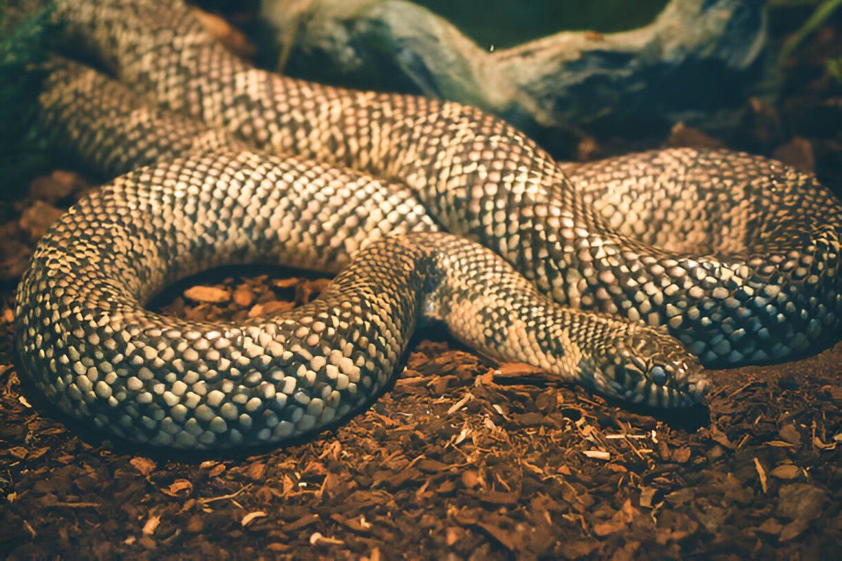 Florida Kingsnake eating a rodent